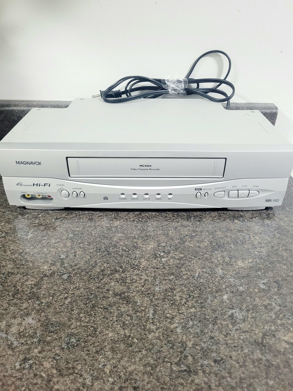 Magnavox Model MCV604-  VCR VHS Player - Hi-Fi Video Cassette Recorder
